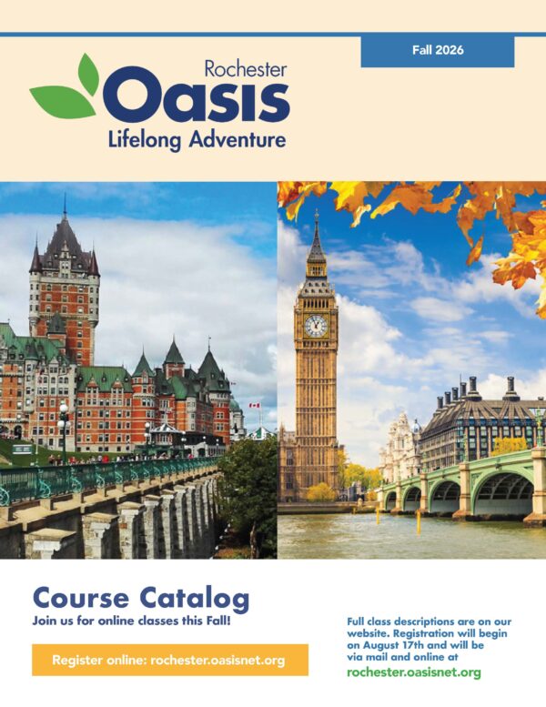 Rochester Catalog for Oasis Fall 2026